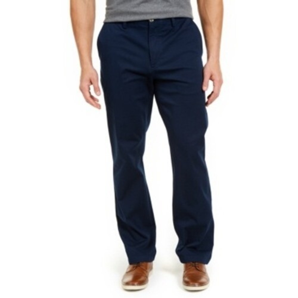 Club Room Chino Pant Mens 30x30 Navy New‎ Classic Fit Stretch Cotton Trousers